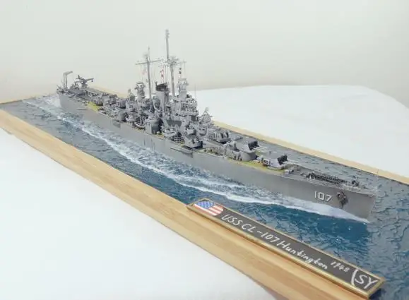 1/700 Brooklyn Class Cruiser With PE Toy Ship Homebuilt Model Hobby