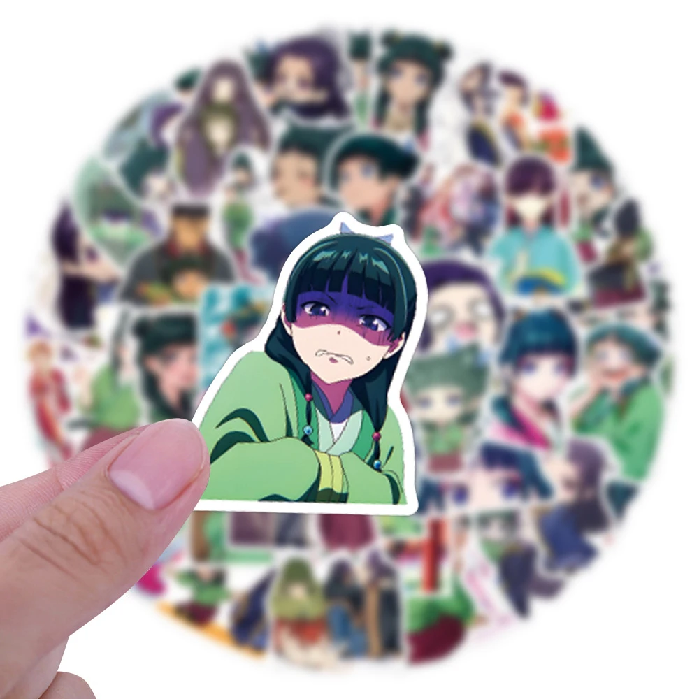 10/30/50/120 قطعة Maomao Apothecary يوميات أنيمي ملصقات للأطفال Jinshi ملصق مائي لعبة الكتابة على الجدران سيارة محمول الهاتف DIY بها بنفسك الكرتون ملصق #3