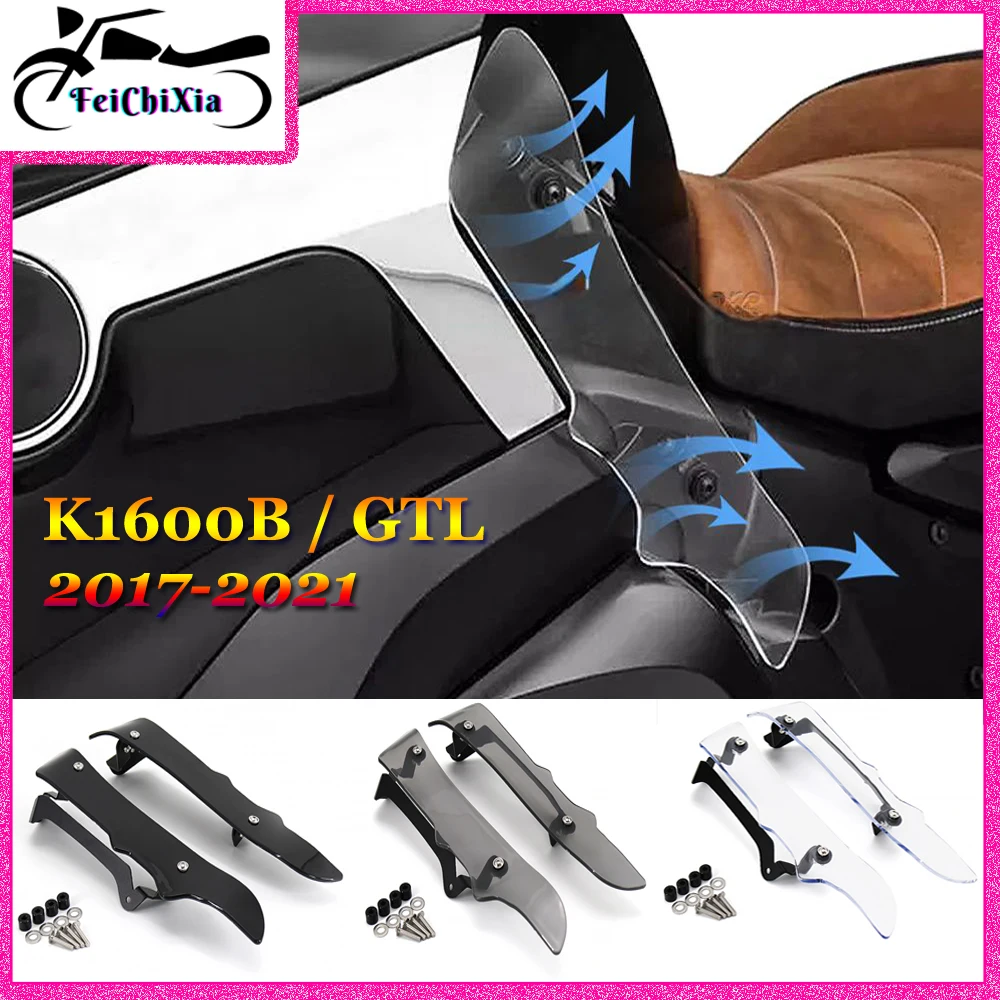 

For BMW K 1600 B K1600B K 1600 GTL K1600GTL Motorcycle Accessories Side Windshield Knee Fender Leg Guard Strip Spoiler Mudguard