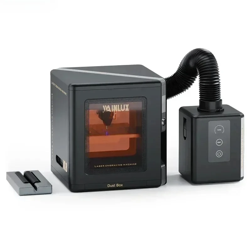 In Stock Wainlux K8 Intelligent Real Time Batch Adjusting 360 Rotary Engrave Easy Locate Engrave Metal  Engraving Machine