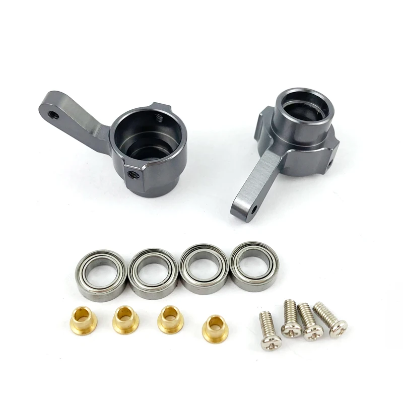 Metal Front Axle Bridge Steering Cup Turn Cup Kit for WPL C14 C24 C34 C44 B14 B1 B16 B24 B36 MN D90 D91 MN99S RC Car Spare Parts