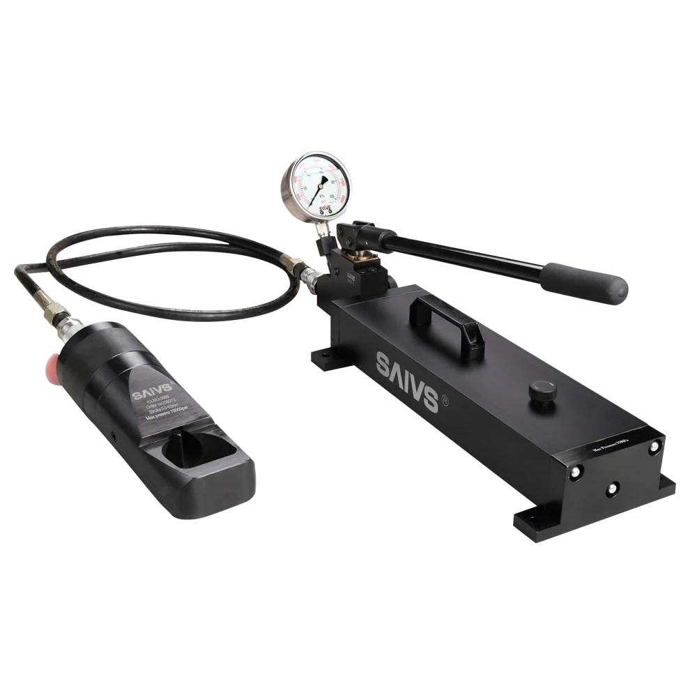 

SPS7-1 Portable Hydraulic Manual Hand Pump High Pressure 10,000 PSI Double Speed Pressure Gauge for Automotive OEM Customizable