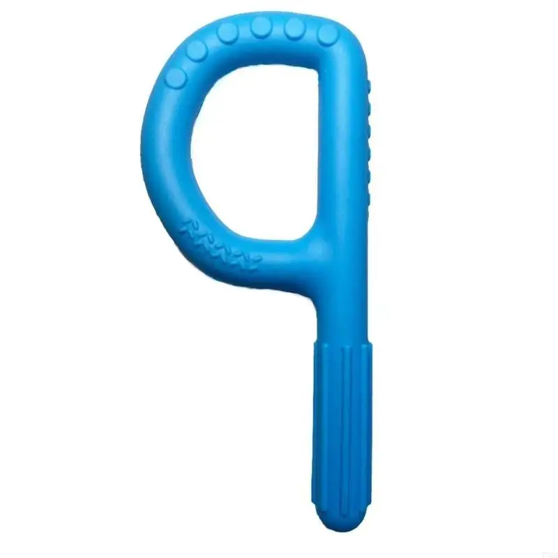 

770B Colorful Sensory Chew Toy Silicone Teether Teething Toy for Autistic Children Mouth Motor Chewy Tool for Kids Teething