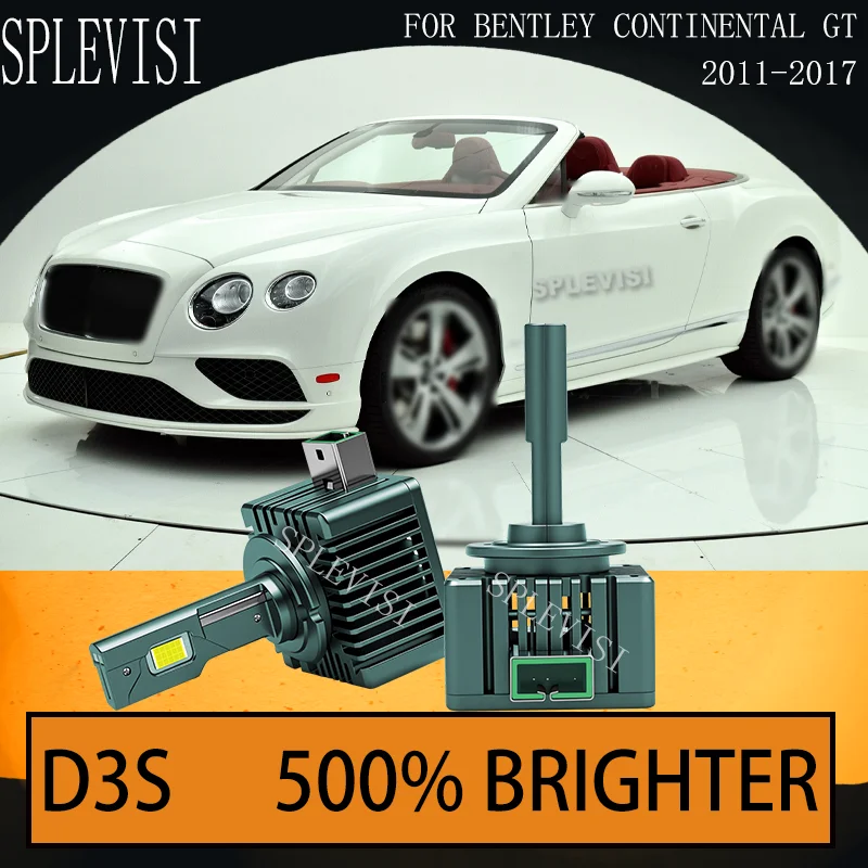 Experience instant full brightness the moment D3S LED headlights CSP For Bentley Continental GT 2011 2012 2013 2014 2015-2017