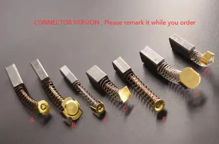 (10pcs) Brush 3 4 5 6 7 8 9 11 13 14mm ,Servo motor carbon brush,Graphite Brush,Electrical Brush, machine parts and accessories