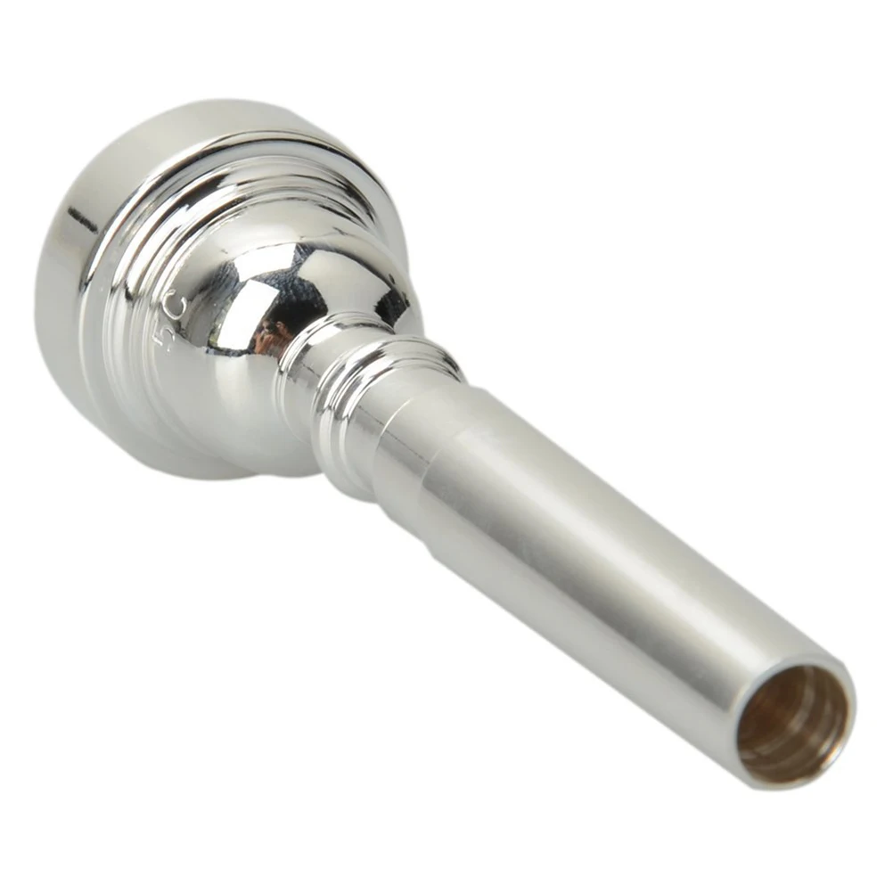 

Silver Mouth Musical Instrument Accessories Mouthpiece Trumpet Beginner Nozzles