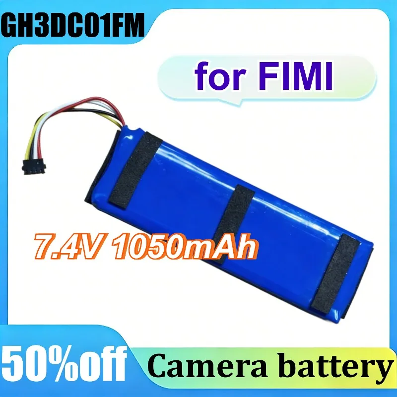 

GH3DC01FM 7.4V 1050mAh Replacement Battery for Xiaomi for FIMI PALM ,PALM 1 Pocket Gimbal Camera + Free Tools
