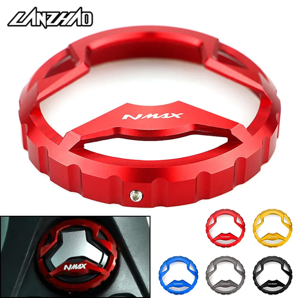 NMAX Motorcycle CNC Aluminum Fuel Tank Cover Gas Case Cap Accessories for Yamaha N-max 125 155 2015 2016 2017 2018 2019