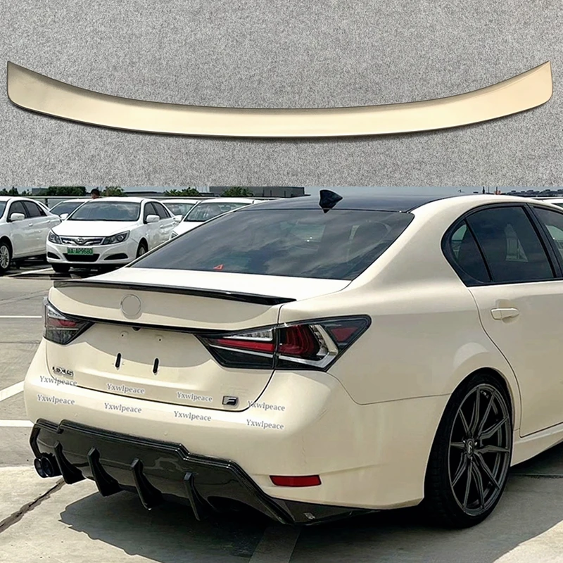 

For Lexus GS GS300 GS350 2012 2013 2014 2015 2016 2017 ABS Plastic Primer Color Rear Trunk Lid Spoiler Body Kit Accessories