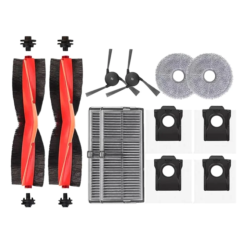 B58B-Compatible With For Dreame Bot X40 Ultra /X40 Pro /S30 Pro Ultra Robot Vacuum Cleaner Accessories Kit