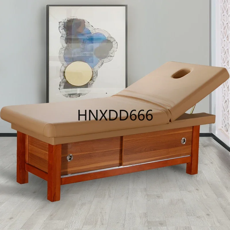 Solid wood beauty bed, traditional Chinese medicine massage bed, special for beauty salons
