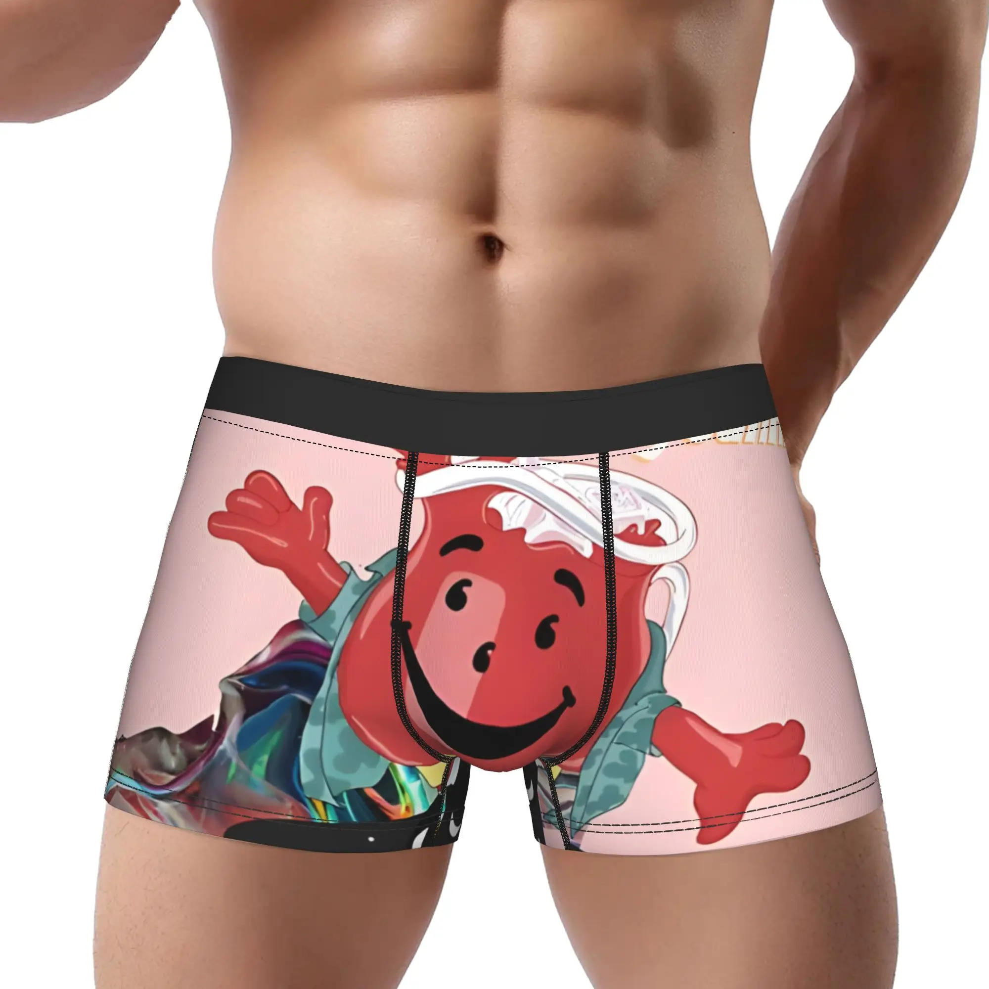 

The Kool Aid Man Skates Underpants Homme Panties Male Underwear Kool Aid Comfortable Shorts Boxer Briefs