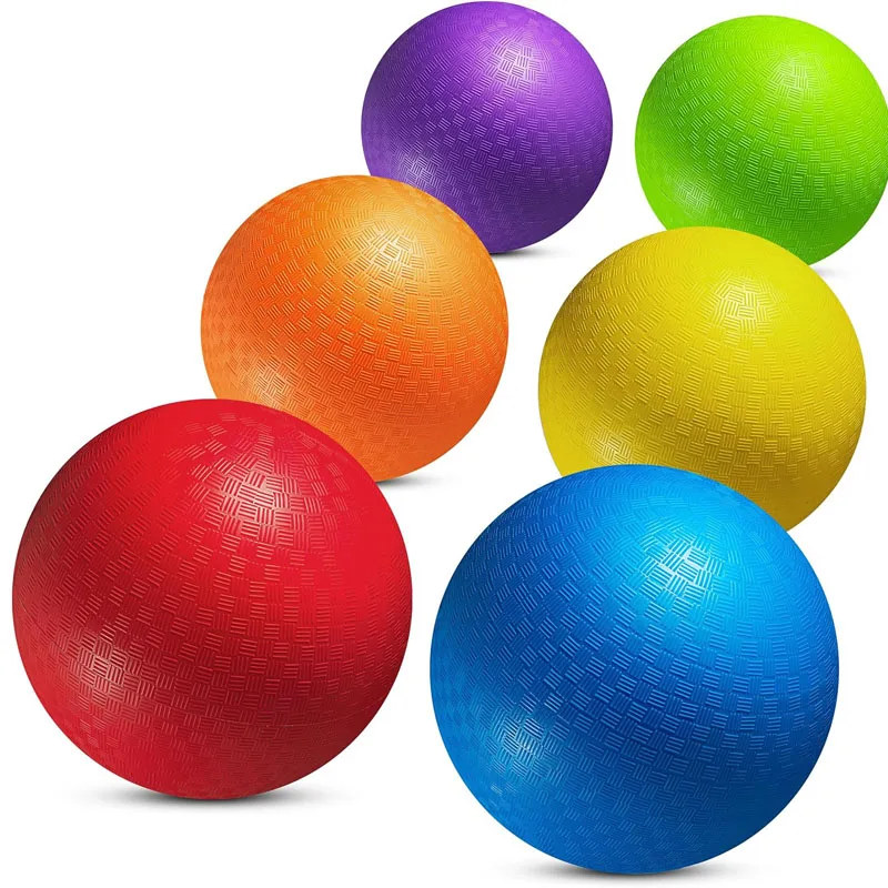 Gummi-Kickball 8,5 Zoll Spielplatzbälle für Kinder Jungen Mädchen Garten Schule Sensorisches Spiel Sport Indoor Outdoor Spiele