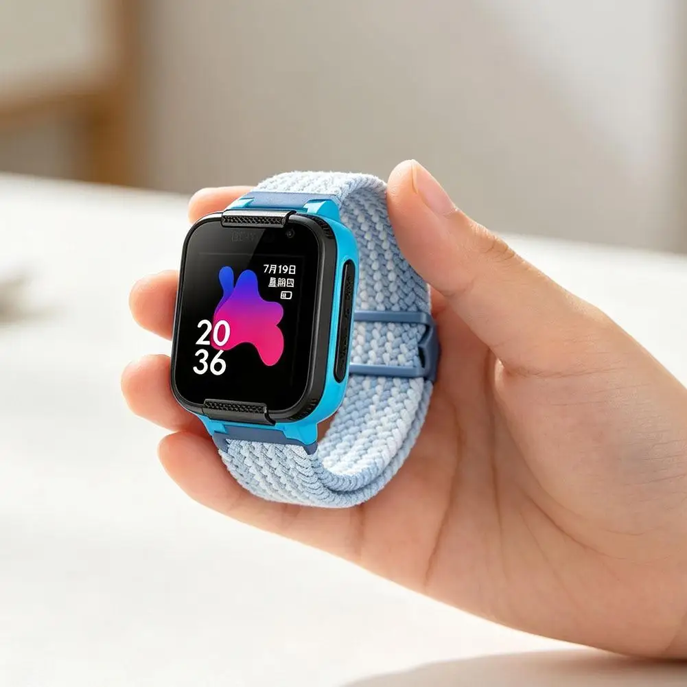 Universelles magnetisches Smartwatch-Nylonarmband mit Schnalle für Kinder 15/16/17mm Atmungsaktives, verstellbares, elastisches Ersatzarmband – Detail 16