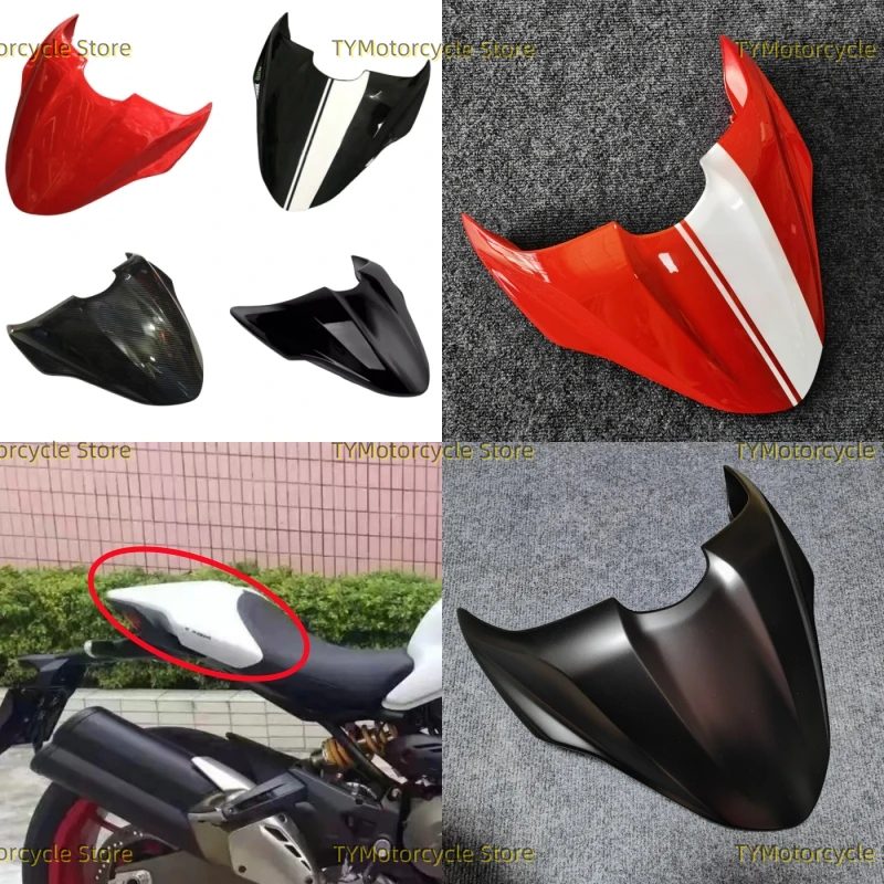 Seat Cover Rear Pillion Passenger Cowl Tail Fairing Fit For Ducati Monster 821 2015 2016 2017 Monster 1200S 2014 2015 2016