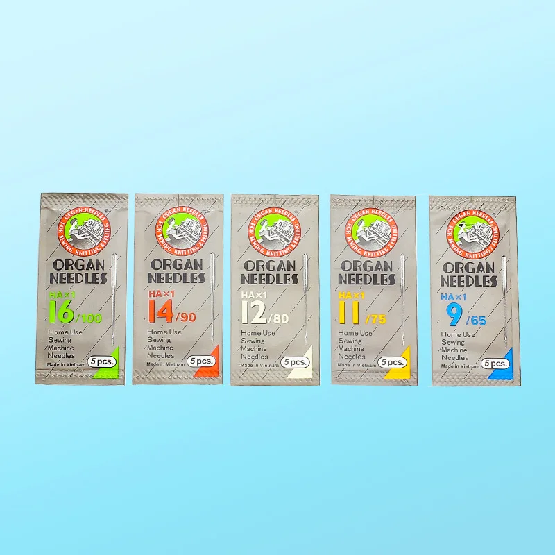 

5Pcs/Pack of ORGAN Household Sewing Machine Needles HAX1 Sewing Needles for SINGER BROTHER Size 8,9,10,11,12,14,16,18