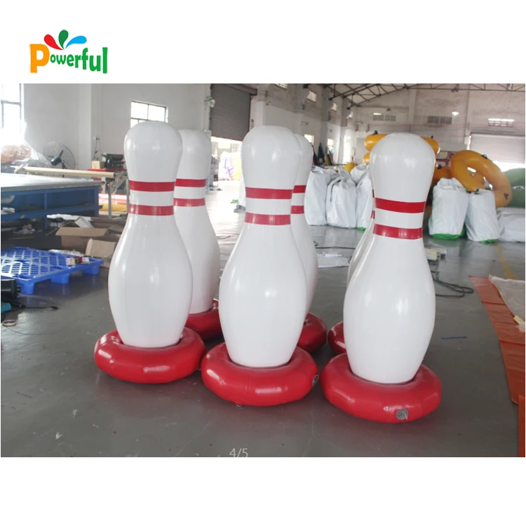 Human sports inflatable bowling pins bowling game