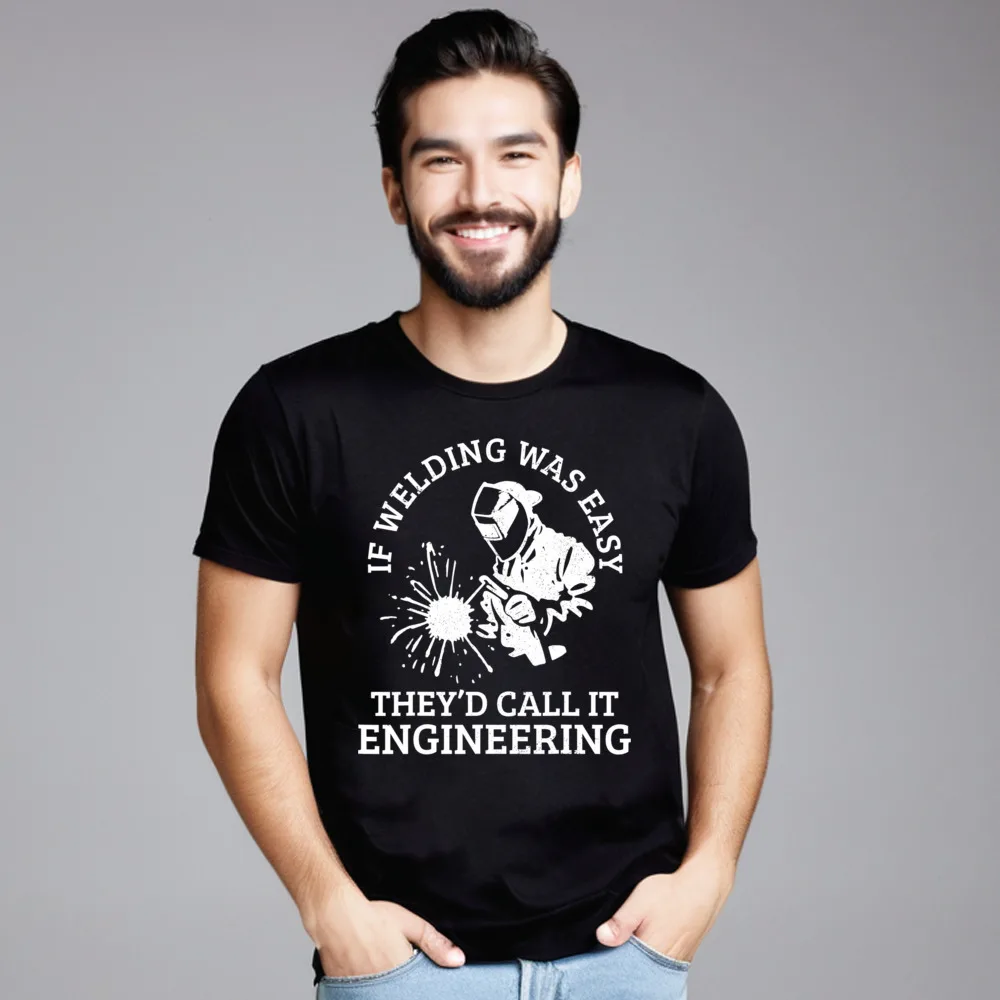 

Cotton Fabric Letter Tees Funny Short Sleeve Mens Tshirts Mens We der If We Print Christmas Tops Tees Round Neck