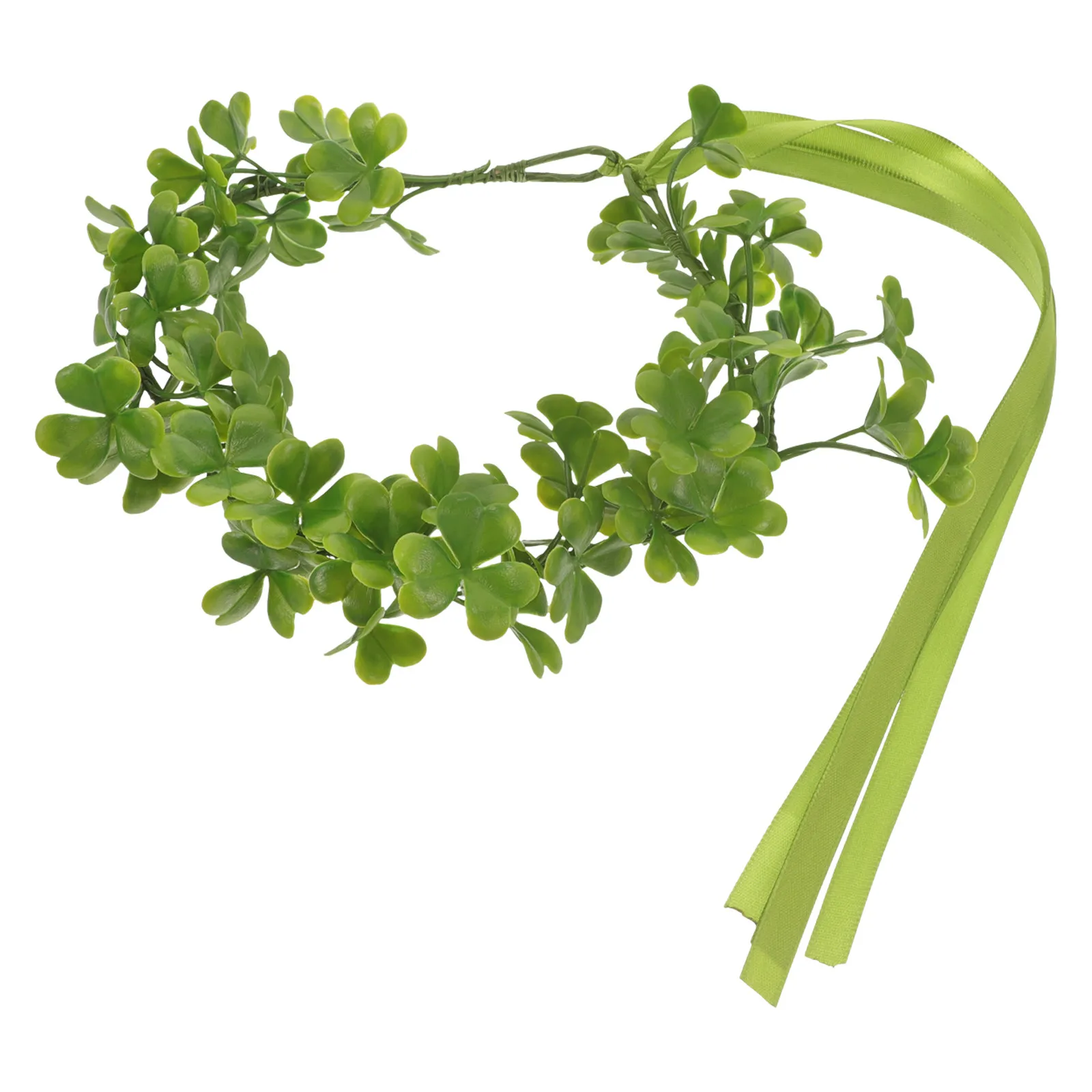 

Shamrock Headband Saint Patricks Shamrock Crown Fairy Headpiece Party Accessories Girls Women Green Crown