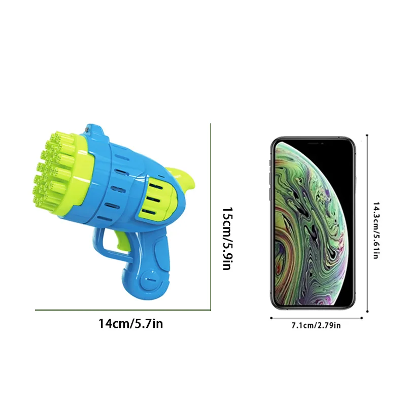 Pistolet à bulles pour activités de plein air d'été, jouet, cadeau de vacances