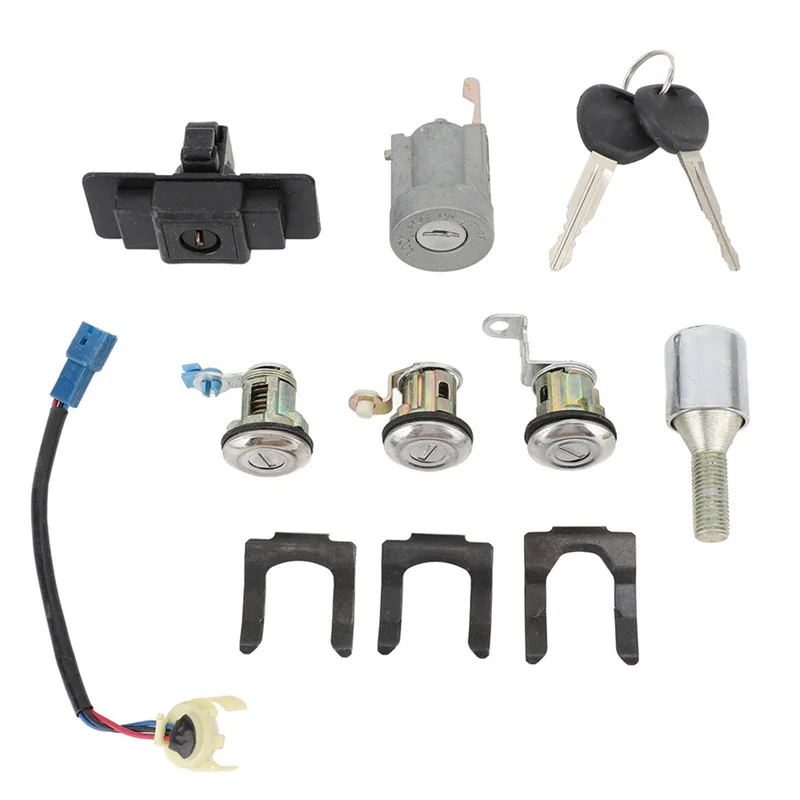 A30P-자동차 풀 잠금 실린더 키 세트 MR 259111   Mitsubishi Pajero Montero 2Nd 1990 ~ 2004 교체