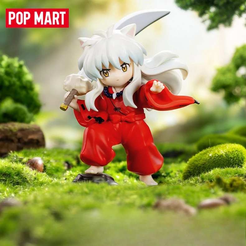 

POP MART GONG Inuyasha Journey To The Warring States Series Blind Box Anime Figure Ornament Collection Cute Toys Gift