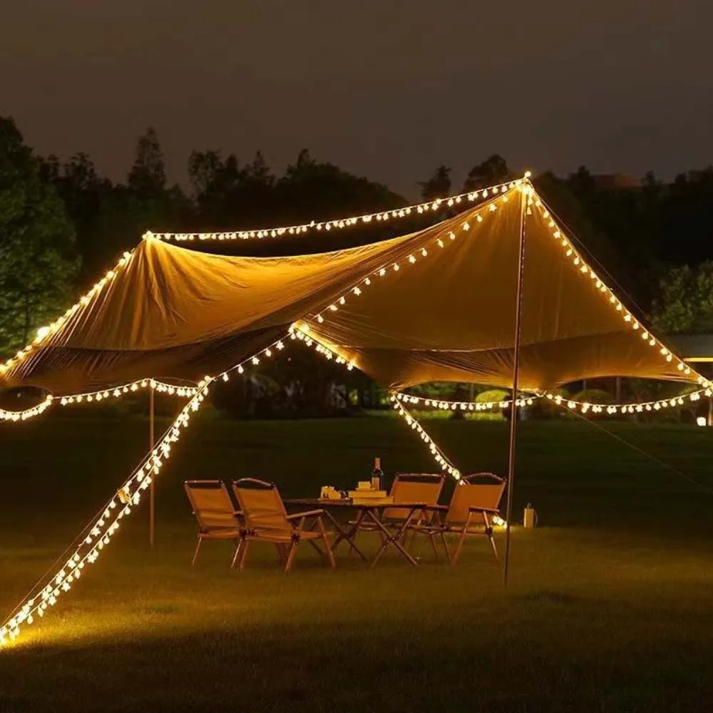 TARKA Camping 6M USB/Battery LED String Lights Power Ball Outdoor Picnic Waterproof  Lights Camping Supplies Garden Fairy Light image 6