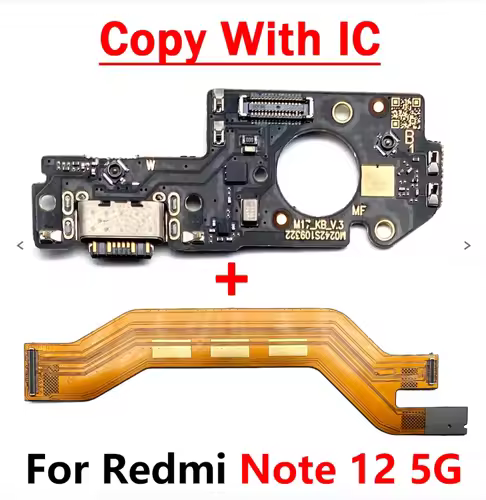 For Xiaomi Redmi Note 7 8 8T 9 9S 10 10S 12 Pro 4G 5G Dock Connector Micro USB Charger Charging Port Mainboard Main Flex Cable - Image 16
