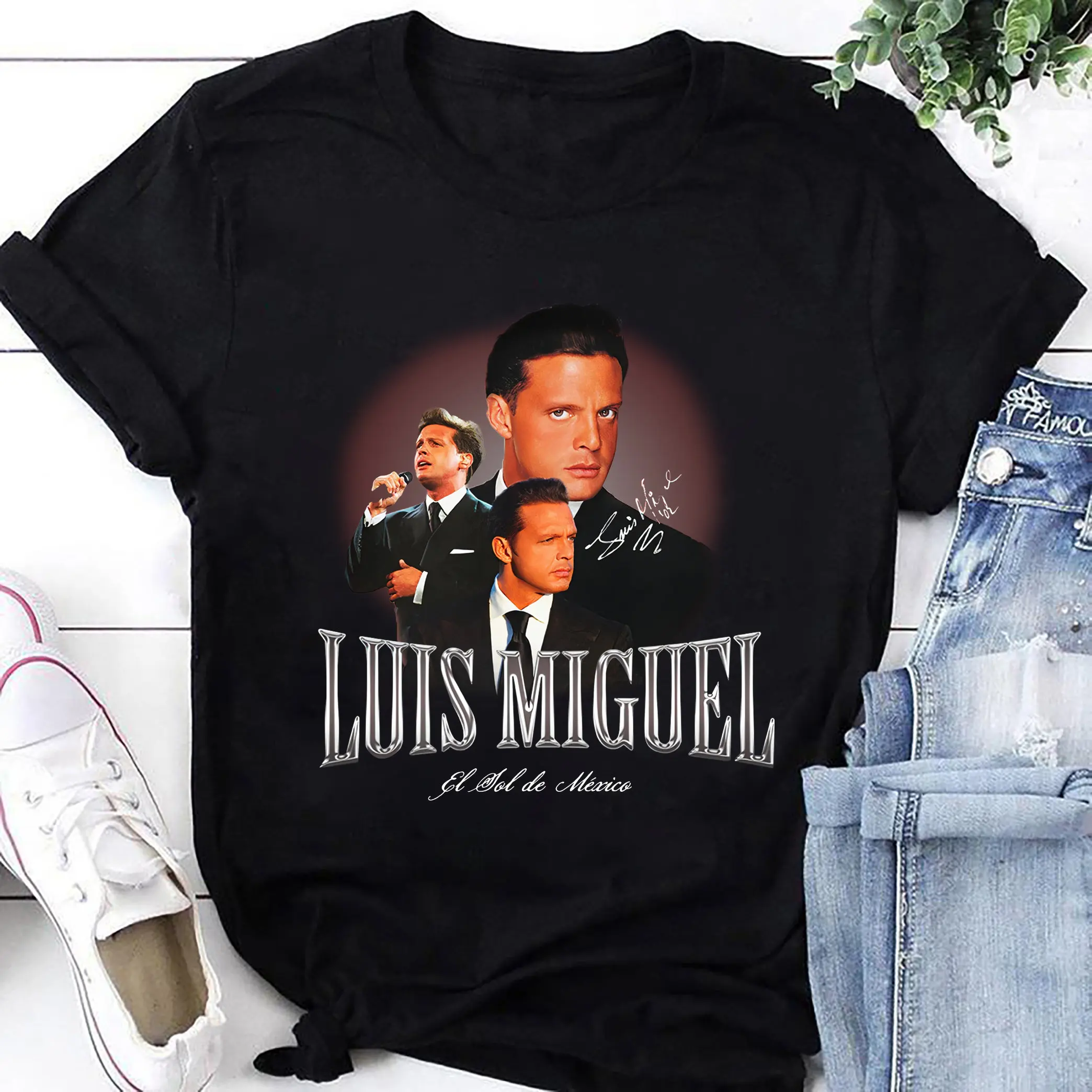 Signature Luis Miguel T Shirt Tour 2024 Concert Fan GifT 90s Vintage