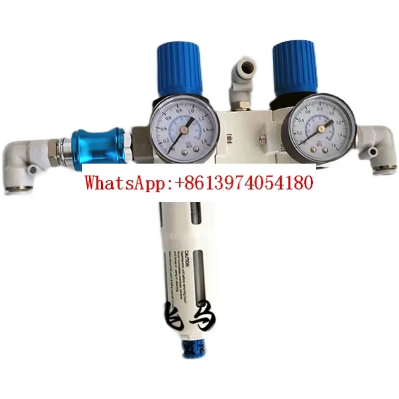 

9820 computer round head lock eye machine accessories oil-water separator pressure gauge SA75820