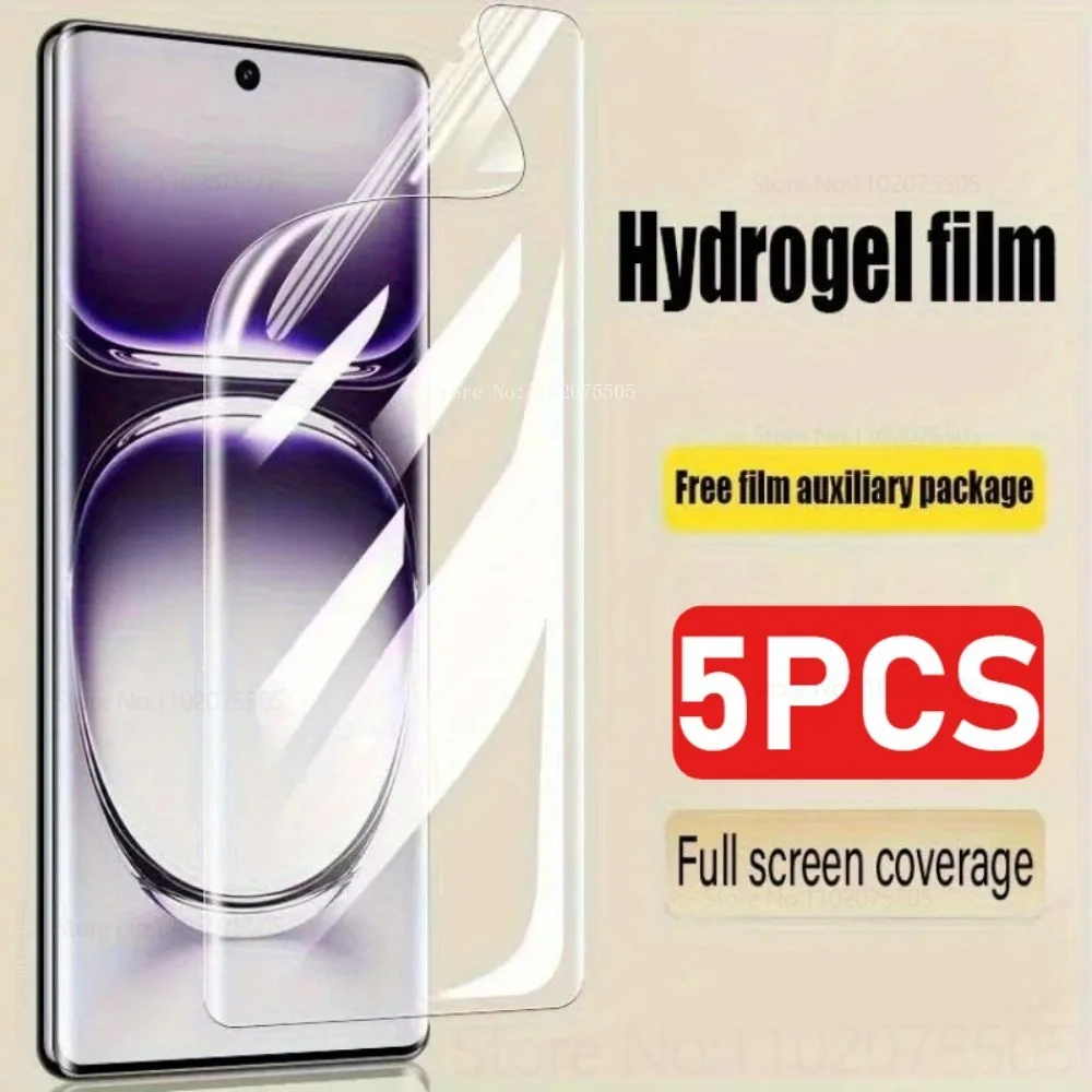 

5pcs Full Cover Hydrogel Film for Honor Magic 5 Ultimate Magic 5 Pro 6 Pro Magic 7 Pro 6 RSR 5 Lite 7Lite 4Lite Screen Protector