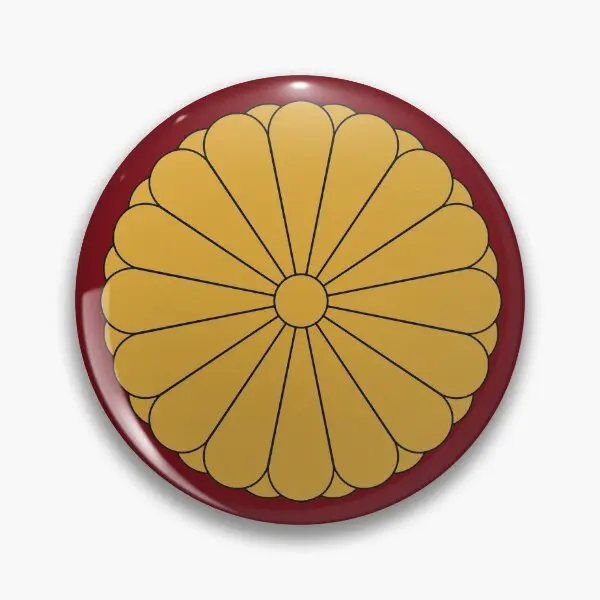 Imperial Seal Of Japan Soft Button Pin Clothes Hat Metal Lapel Pin Cute Jewelry Cartoon Lover Gift Fashion Funny Badge Creative
