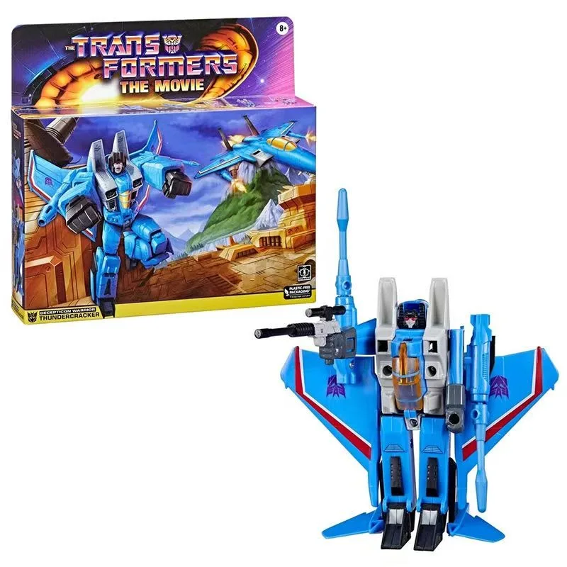Anime Takara Tomy Hasbro Transformers Retro TF1986 Film G1 Thundercracker Walmart Figurka Kolekcjonerska Ozdoby Zabawki