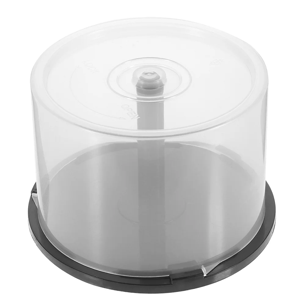 

CD Empty Bucket Dvd Storage Container Rack Disc Box Case Plastic Pp Holder Units Travel