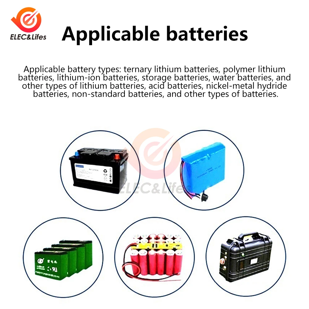 DC 8-100V Multifunctional Battery Capacity Indicator Lead-acid Lithium LiFe PO4 Voltage Tester With Temperature Alarm ℃/℉ Switch