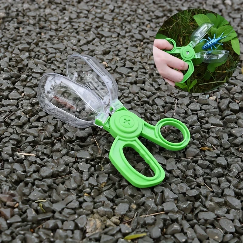 Clip de capsule d'insectes pour enfants, clip de filet d'insectes papillon, pince à épiler, jouet de pêche en filet, exploration naturelle en plein air, cadeau d'anniversaire