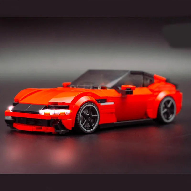 391 pezzi Nuovo MOC ​ ​ Champions City Highway 12 Cilindri Supercar Blocchi educativi modulari per bambini Regalo giocattolo