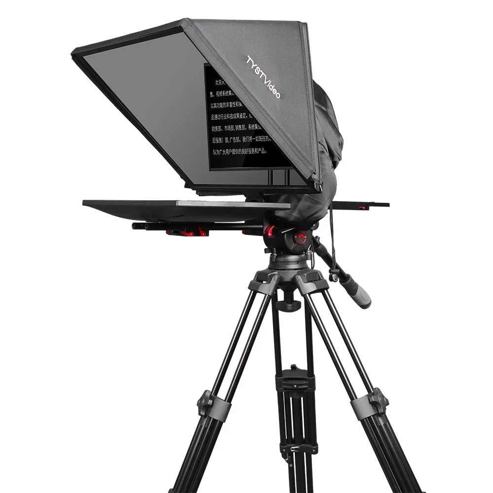 Televisie en Broadcast Studio 24 inch 10-30 voet Tystvideo 5 meter teleprompter met 1 set live-sporten op afstand