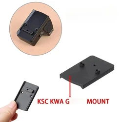 Tactical G17 Rear Sight Plate Base Mount Fit Red Dot Sight for Tokyo Marui G17 G18C G19 KSC KWA Hunting Gun Accessories