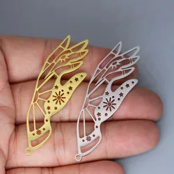 5pcs/lot Hamsa Hand Star Sun Charm Pendants Making DIY Stainless Steel Handmade Finding Jewelry