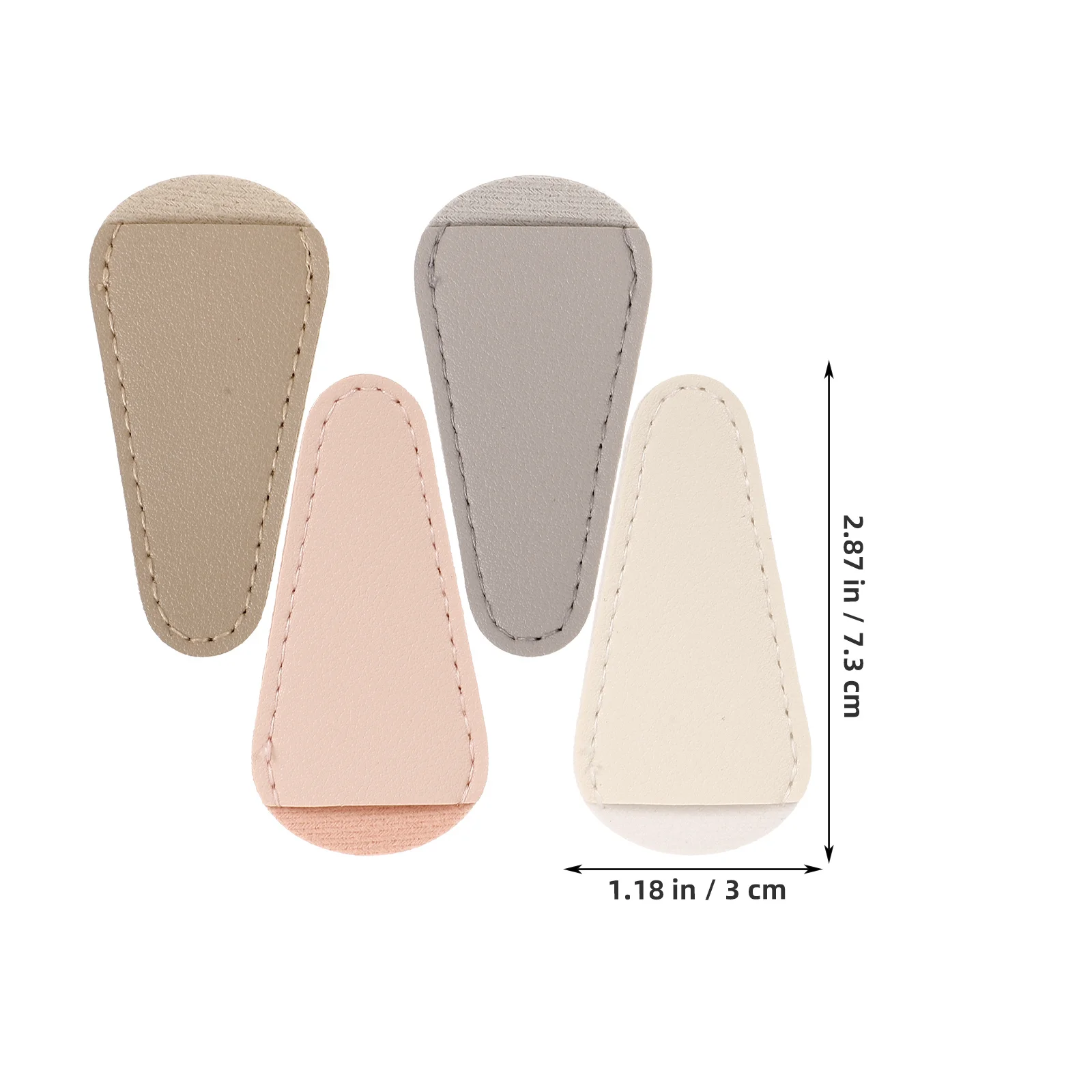 Protecteur de coupe-cuticules pour ongles, 4 pièces, housses de protection élégantes pour ciseaux de manucure, pince à cuticules, rangement sûr