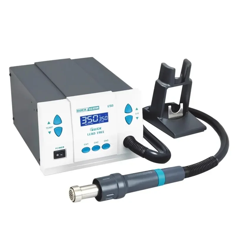 Quick 100% Original Hot Air Gun 861DW Thermal Blower Soldering Hot Gun Electronic Soldering Rework Station For PCB Repair