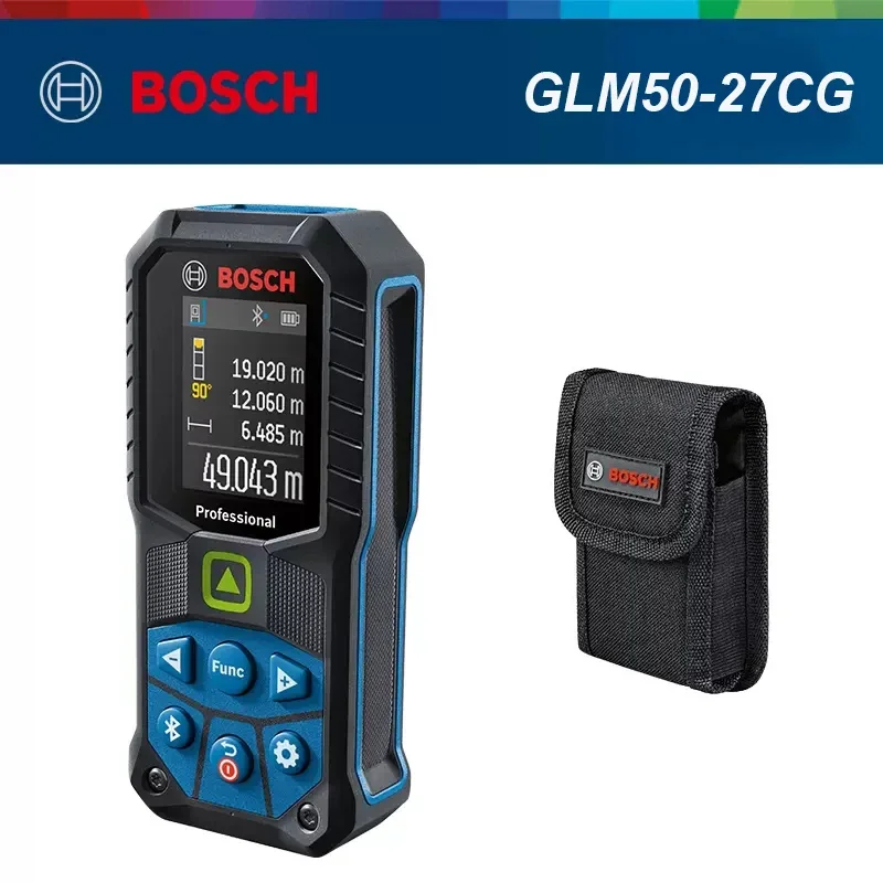 Bosch GLM4000 레이저 거리 측정기 디지털 레이저 거리 계량기, 40m 범위 고정밀 레이저 테이프 측정 도구