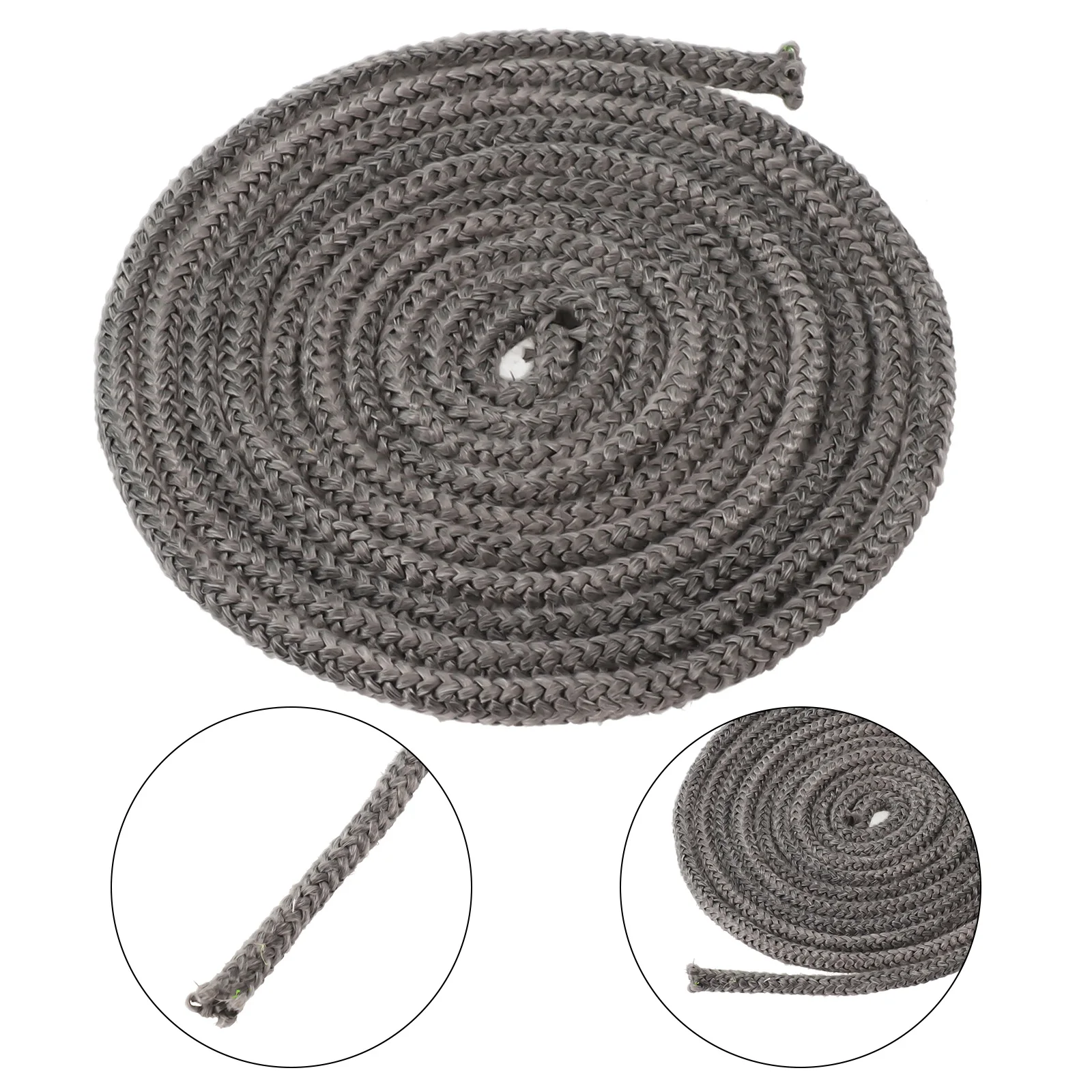 Wood Stove Door Gasket Rope Seal Soft Wood Burning Stove Doors 12mm X 2m 8mm X 300cm Elastic Fiberglass Good Sealing Performance