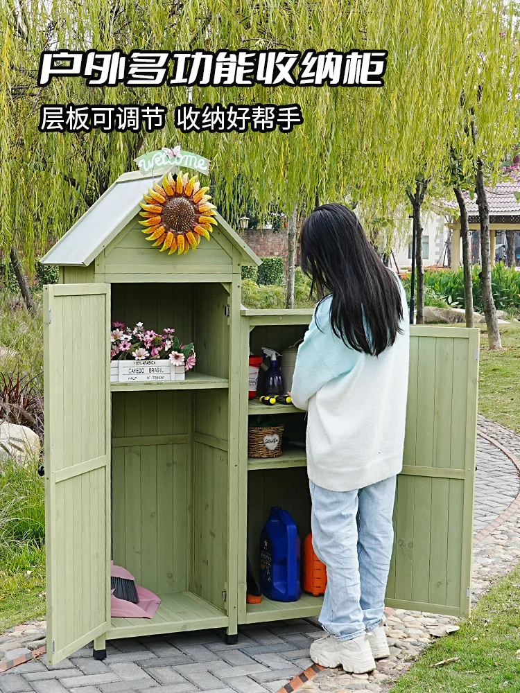 The product can be customized.Outdoor locker Outdoor locker Home balcony tool cabinet Sun-proof waterproof courtyard