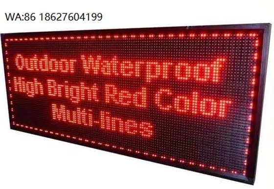 Digital Signage Advertising Display New Product 2022 Video Wall P10 Outdoor Single Color Led Module