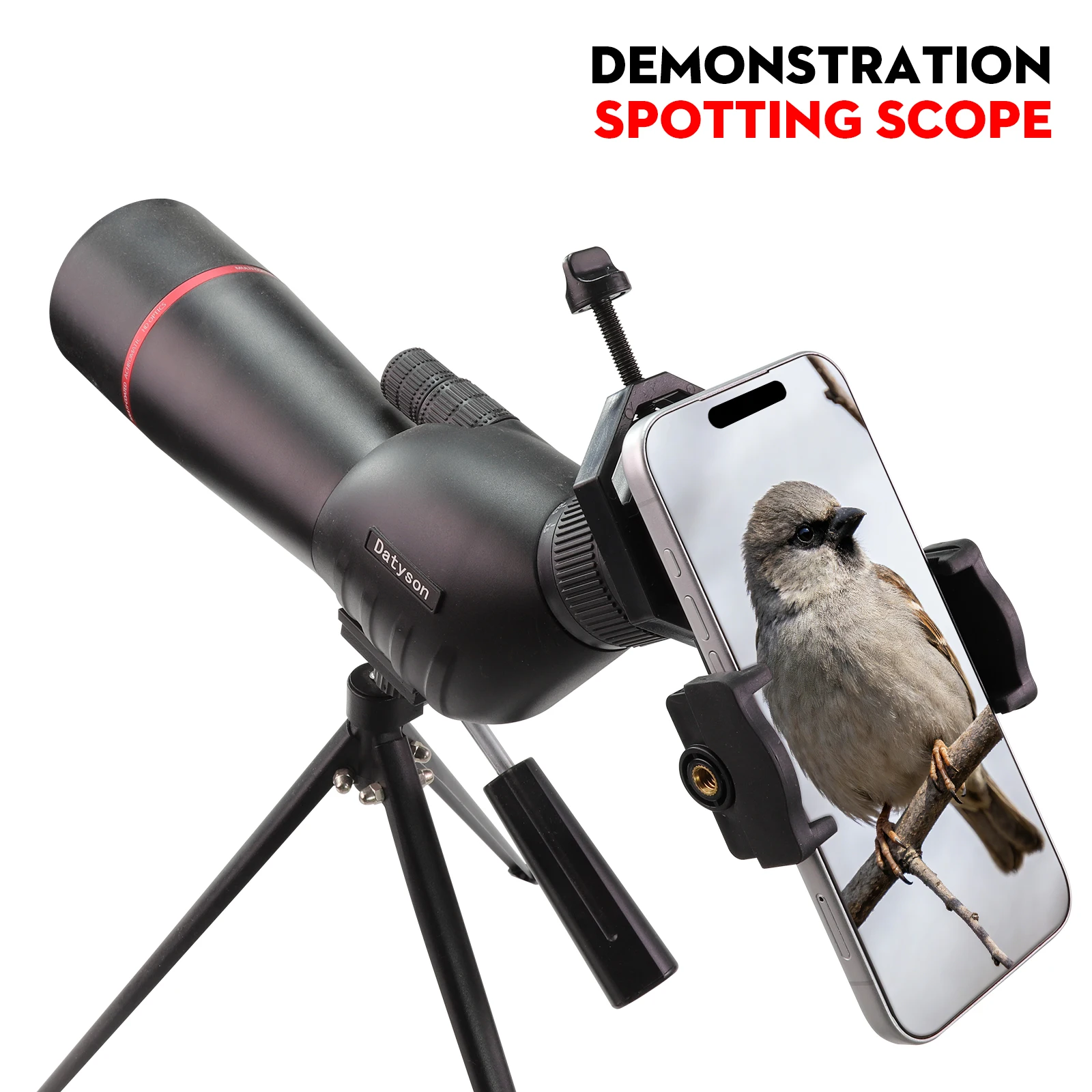 Datyson Universal Cell Phone Adapter Mount Support Eyepiece Diameter 28-47mm for Binocular Monocular Spotting Scope Telescope