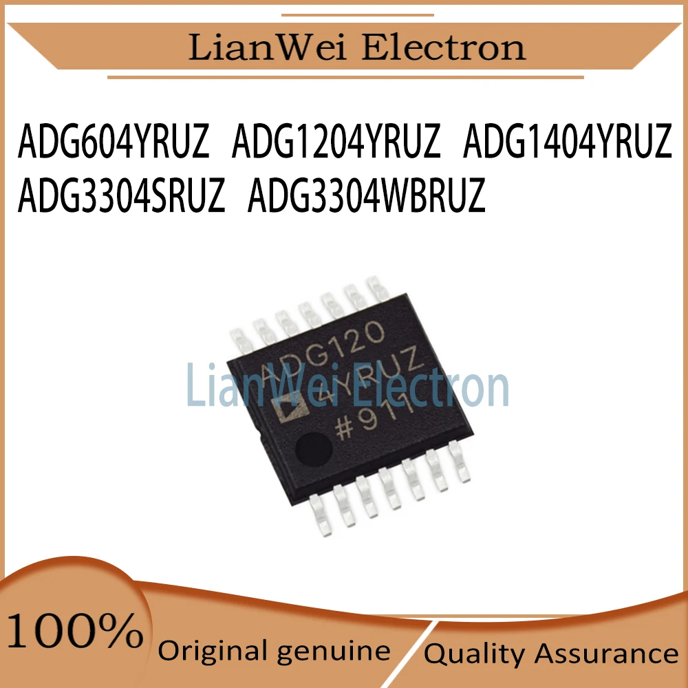 

ADG604 ADG1204 ADG1404 ADG3304 ADG3304 ADG604YRUZ ADG1204YRUZ ADG1404YRUZ ADG3304SRUZ ADG3304WBRUZ IC Chip TSSOP-14