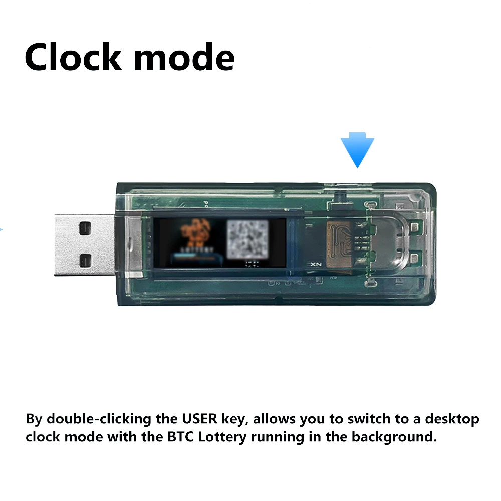 DC 5V-20V 6A USB Voltage Ammeter Power Meter NM-USB-Chain 110~120kH/s Computing Power TFT 0.96-inch Color Screen Display Tester