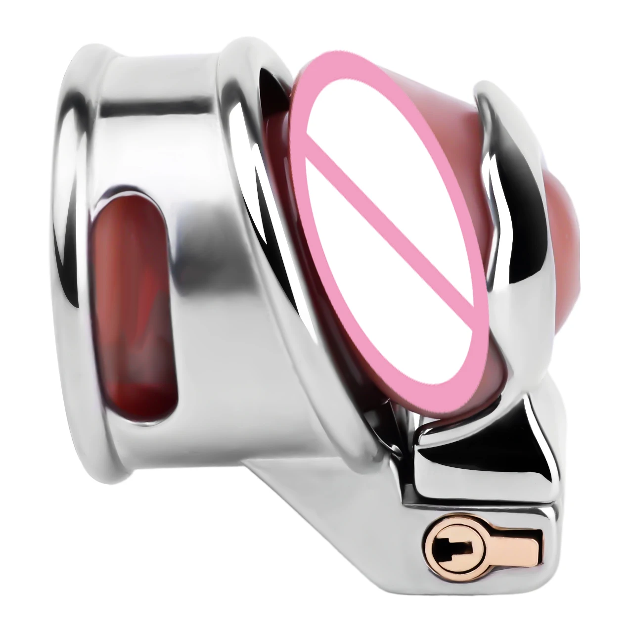 FRRK Small Chastity Cage 9Pcs Invisible Rings Urinary Lock BDSM Intimate Wearable Toy Adult Private Daily Personal Lifestyle Gea - view 6